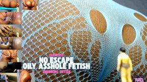 No Escape, Tiny Human Pest Shoving Into Oily Asshole - Anal Vore, Ass Smothering, Ebony Ass Fetish