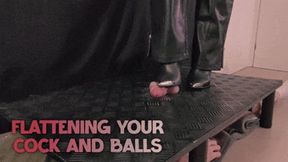 Flattening Your Cock and Balls with my Metal High Heels (45 Degrees Version) - TamyStarly - Cock Balls Crush Trample, Shoejob, CBT, Trampling, Bootjob, Stomping