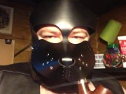 another leather pipe pup
