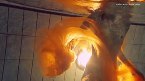 ”Blonde super tight teen Nastya underwater”