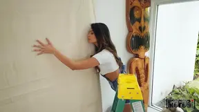 Beautiful Katana Kombat Gives Blowjob Before Riding Lover’s Hard Shaft