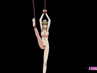 Hentai Uncensored - Bondage with his horny maid