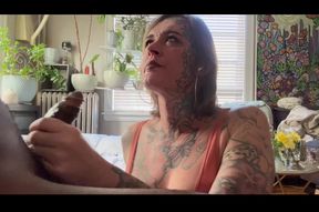 Ts Diana gets getting creampie by big dick Brian regular.