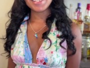 Happy Father’s Day daddy now breed my tight ebony pussy please