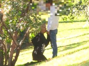 Hello, Nerd. Wanna fuck me? Yunoox gives away her pussy to every Retiro park denizen.