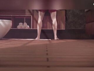 That guy filled Her Fantasy Cutie Constricted Snatch At The Hotel - CG Uncensored