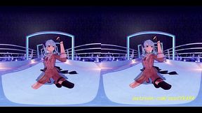 Suisei Dances Sensually in VR180 MMD – Hot Hololive Action
