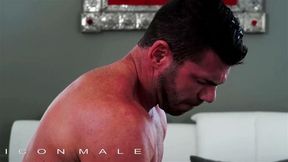 Icon Male Billy Releases His Stress In Dallas Steele's Asshole And Squirts Cum On Belly