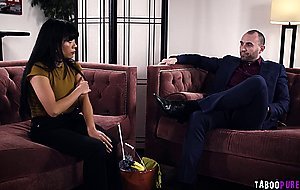 Aryana Amatista submits to her sadistic boss sexual desire