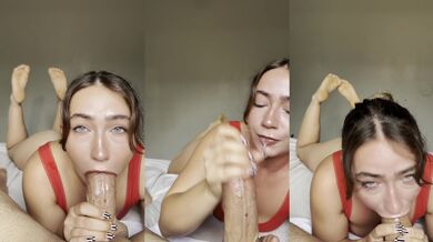 Brunette Slut Sloppy Deepthroat Training