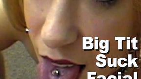 Malibu Blue & Uncle Jesse Bit-Tit Suck & Facial ZY2748