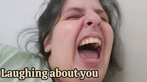 Laughter Fetish Tease: Giggling & Cackling Hysterically at You