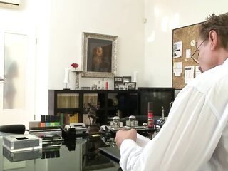 Hawt brunette hair anal screw with the boss