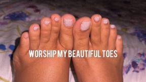 Worship My Beautiful Toes (+Foot Domination ASMR)