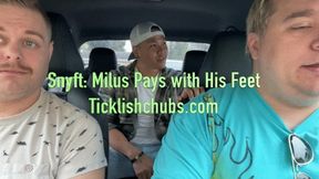 Snyft: Milus Pays for His Car Ride by Having His Driver Worship and Tickle His Feet with Ryder as Matt Fellow Worshiper and Tickler (1080p HD)