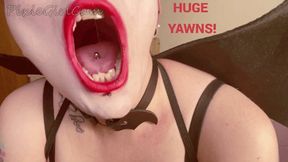 Dark Pixie Yawning Over and Over (FULL HD)