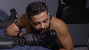 Initiating My Friend Into Domination & Submission - Leather BDSM with Foot Worship