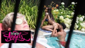 TRANS ANGELS - Sizzling Fellow Kenzo Alvarez Gives Leilani Li The Firm Ass-fuck Shagging She's Been Longing
