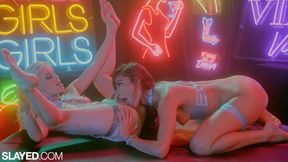 Slayed Luscious Ladies Emily & Charlotte Lap Each Other up