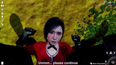 Fat ass park temptation in Honey Select 2 with Ada Wang POV