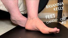 Brianna Kelly Feet Candid #5 Pink Pedicure