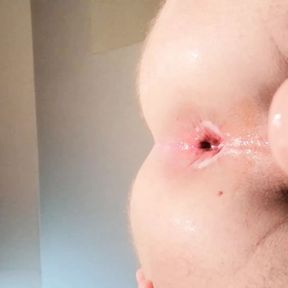 Close-up, Boy Has Anal Fucking Orgasm