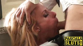 Brittany Bardot takes Pascals big dick&#x1F346; deep and rides him hard