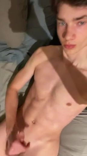 Gang Men: Fit Blue-Eyed Brunette Group Bate Session