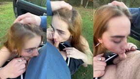 cum hungry hore stopped me in the forrest