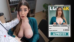 Hot girl with big boobs gets her ass fucked at the office