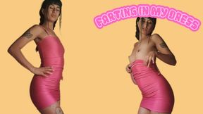 Striptease woth my dress and farting