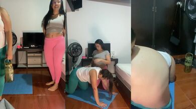 Lesbian yoga instructor wants to fuck her student