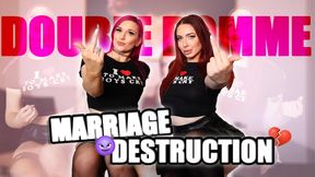 Double Domme Marriage Destruction w/ Brat Barbie