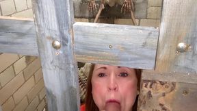 Sucking off the Prison Guard