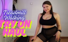 Trying on Sheer Shorts & Walking on Treadmill in Sneakers While Sharing My Fantasies About You