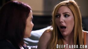 Hot Natasha Nice Tempts Straight Neighbor Lauren Phillips for steamy Lesbian Action!