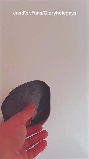 Gloryhole teacher trains me how to swallow