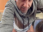 Cumming all over the kitchen table again