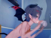 Midnight Snack for a Short Haired Succubus - ( 3D Hentai / Koikatsu )