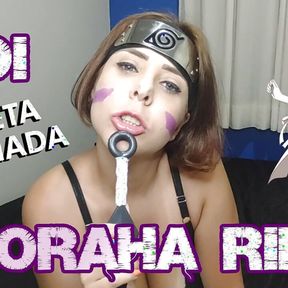 NOHARA RIN COSPLAY JERK OFF AND DILDO MASTUBATIONNARUTO