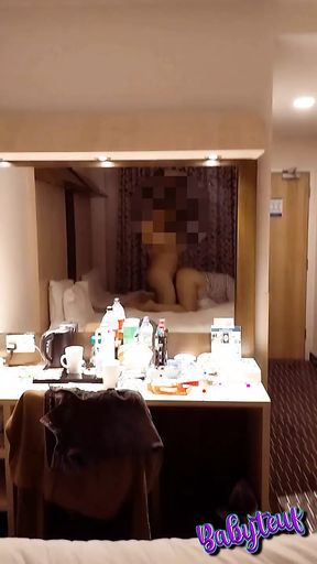 Husband films himself fucking his wife at the hotel