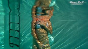 all natural milf julia north underwater anal in the pool