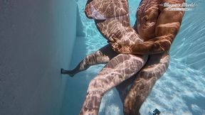 all natural milf julia north underwater anal in the pool
