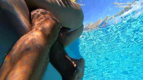 all natural milf julia north underwater anal in the pool