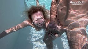 all natural milf julia north underwater anal in the pool
