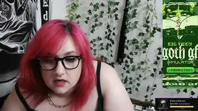 Part 2 July 25th BBW Camgirl Poppy Page Live Show - Glass Toys, Lovense, Hitachi, Big Pussy Lip Play