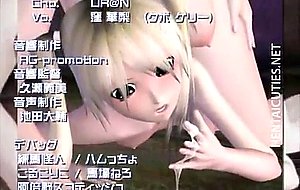 Chesty 3d hentai girl masturbate twat