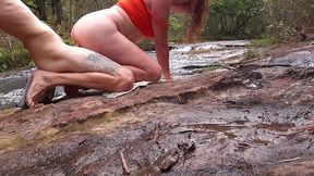 uma puta na cachoeira? comi sem camisinha mesmo
