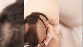 ”Two asian Ladyboys spit-roasting a punk dude & fucking him”