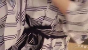 Tight Summer Yukata Sex with Nudely Zipped-Up Desire